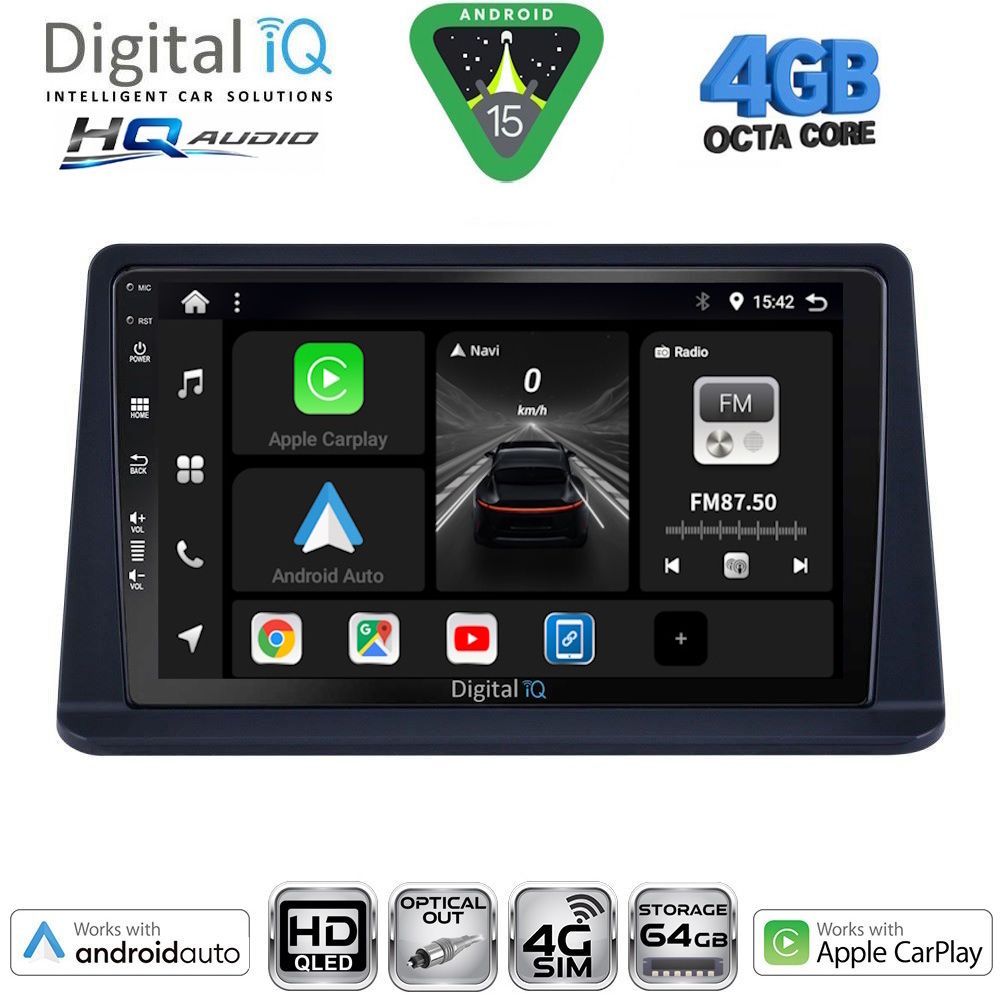 DIGITAL IQ BXK 19445_CPAA (9inc) MULTIMEDIA TABLET for MITSUBISHI PAJERO mod. 1999-2006 DIGITAL IQ BXK 19445_CPAA (9inc) MULTIMEDIA TABLET for MITSUBISHI PAJERO mod. 1999-2006