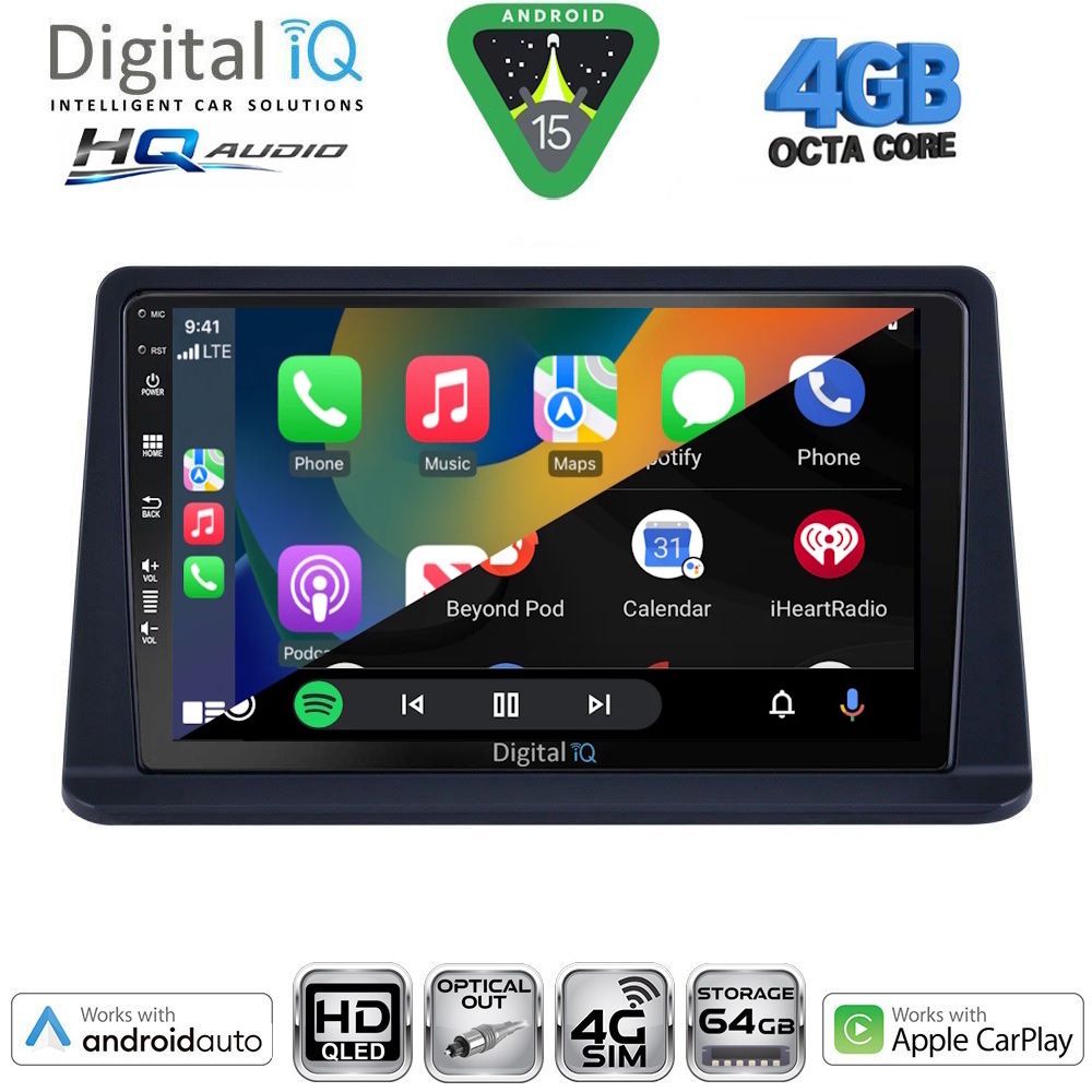 DIGITAL IQ BXK 19445_CPAA (9inc) MULTIMEDIA TABLET for MITSUBISHI PAJERO mod. 1999-2006 DIGITAL IQ BXK 19445_CPAA (9inc) MULTIMEDIA TABLET for MITSUBISHI PAJERO mod. 1999-2006