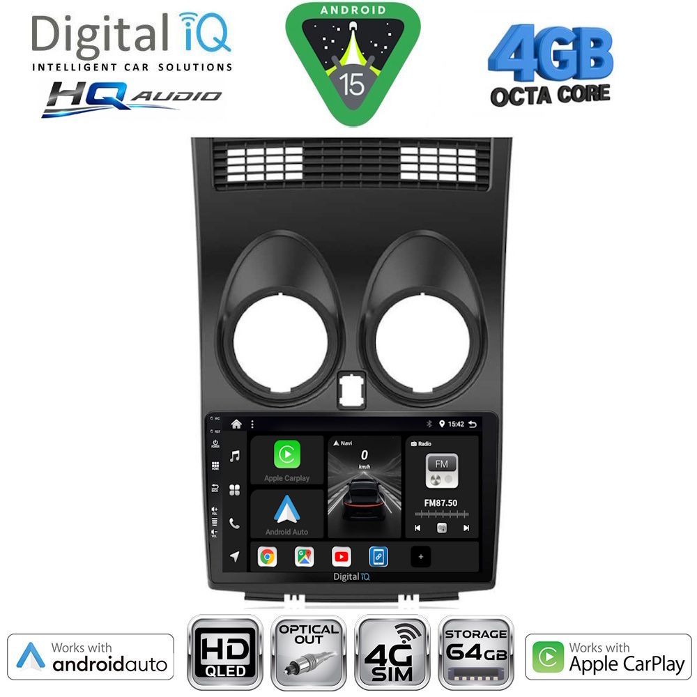 DIGITAL IQ BXK 19466_CPAA (9inc) MULTIMEDIA TABLET for NISSAN QASHQAI mod. 2007-2014 DIGITAL IQ BXK 19466_CPAA (9inc) MULTIMEDIA TABLET for NISSAN QASHQAI mod. 2007-2014