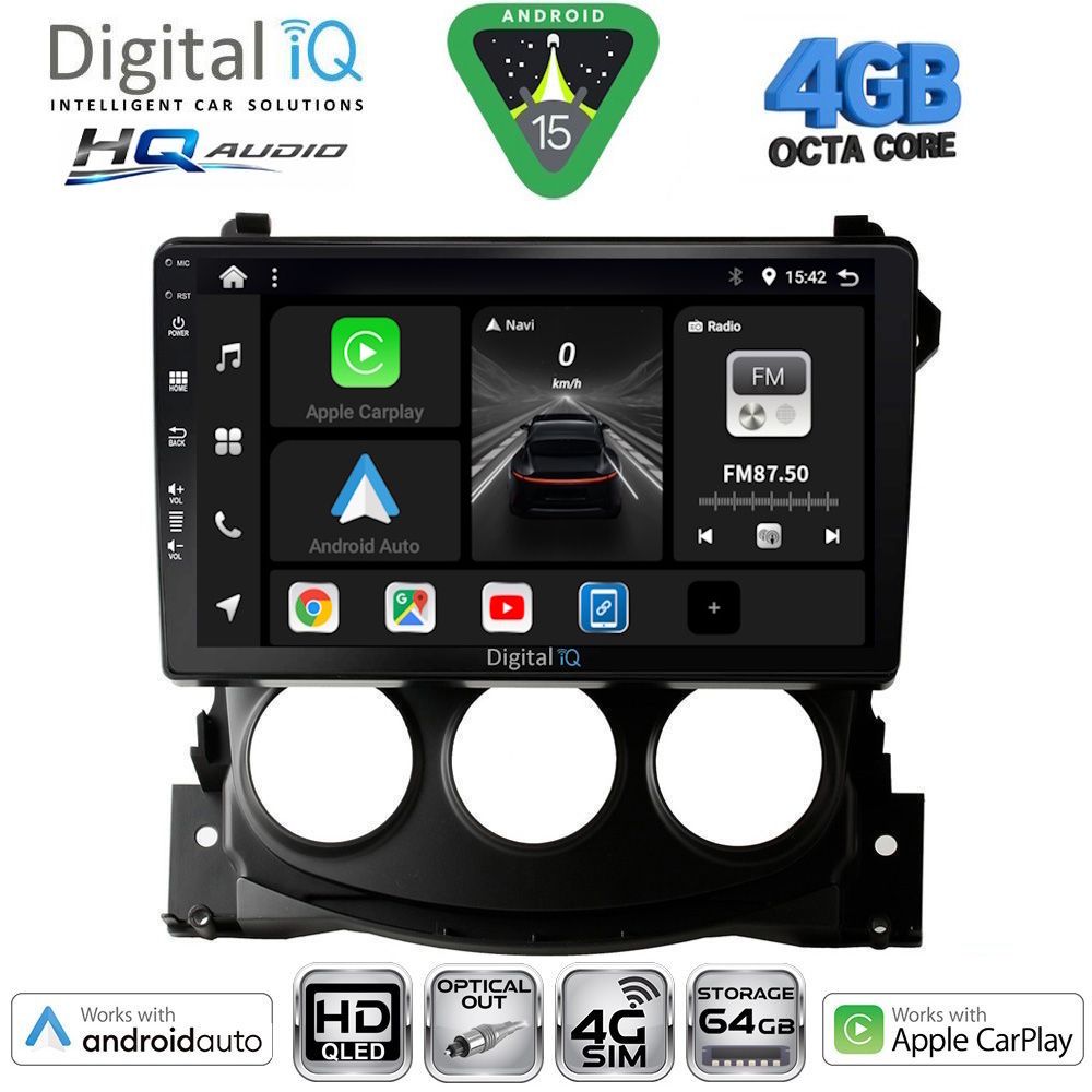 DIGITAL IQ BXK 19479_CPAA (9inc) MULTIMEDIA TABLET for NISSAN 370Z mod. 2009-2012 DIGITAL IQ BXK 19479_CPAA (9inc) MULTIMEDIA TABLET for NISSAN 370Z mod. 2009-2012