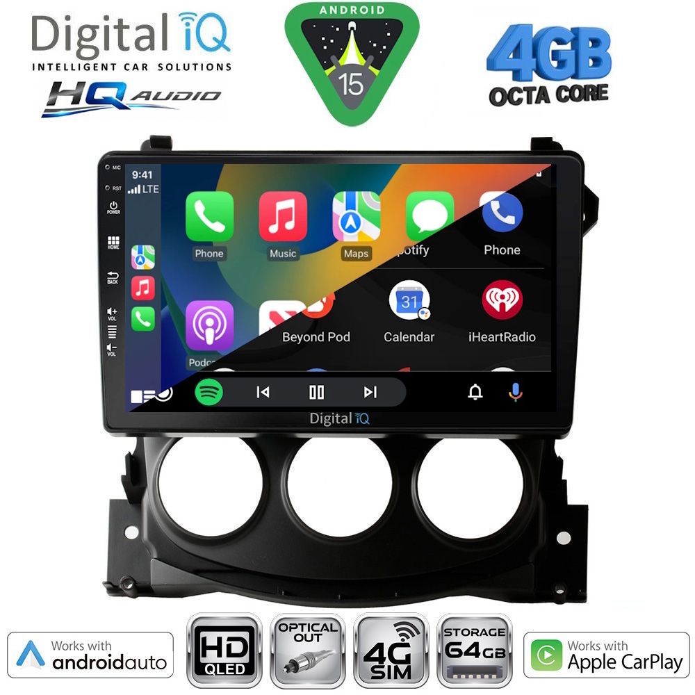 DIGITAL IQ BXK 19479_CPAA (9inc) MULTIMEDIA TABLET for NISSAN 370Z mod. 2009-2012 DIGITAL IQ BXK 19479_CPAA (9inc) MULTIMEDIA TABLET for NISSAN 370Z mod. 2009-2012