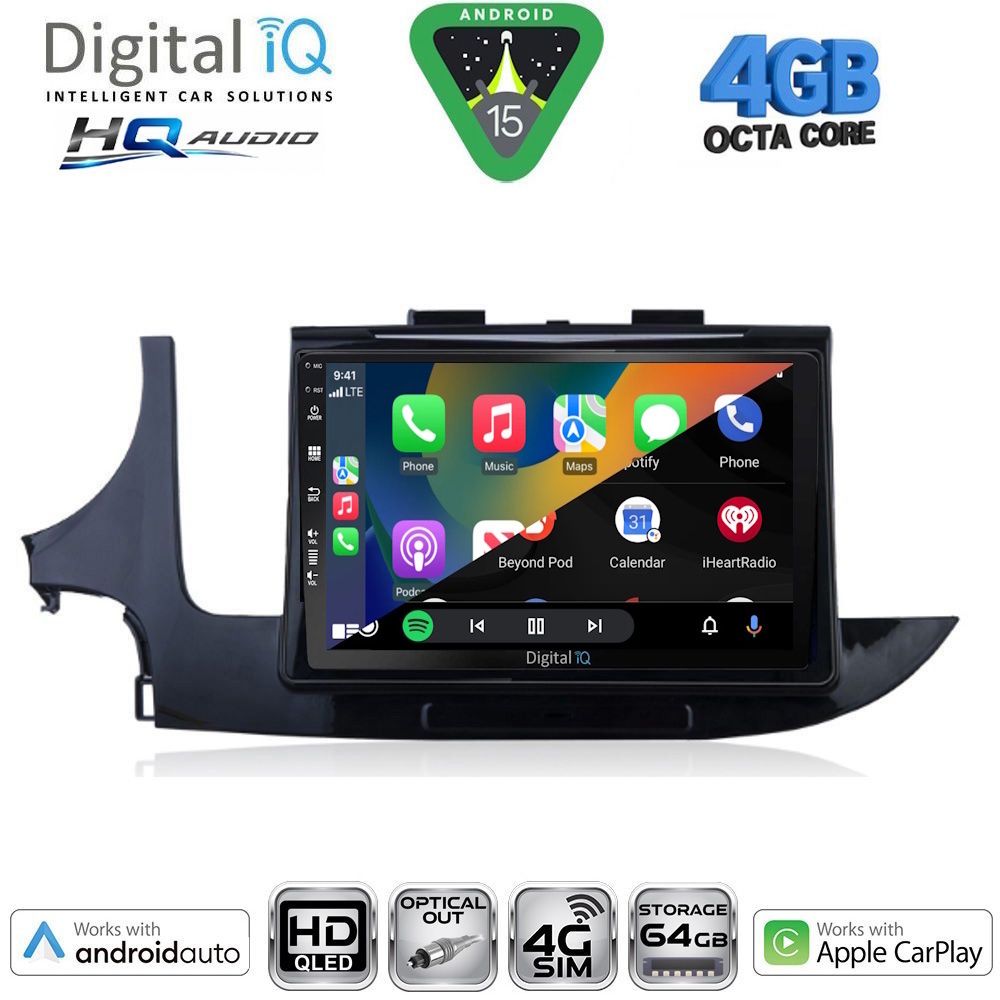 DIGITAL IQ BXK 19497_CPAA (9inc) MULTIMEDIA TABLET for OPEL MOKKA mod. 2016-2021 DIGITAL IQ BXK 19497_CPAA (9inc) MULTIMEDIA TABLET for OPEL MOKKA mod. 2016-2021