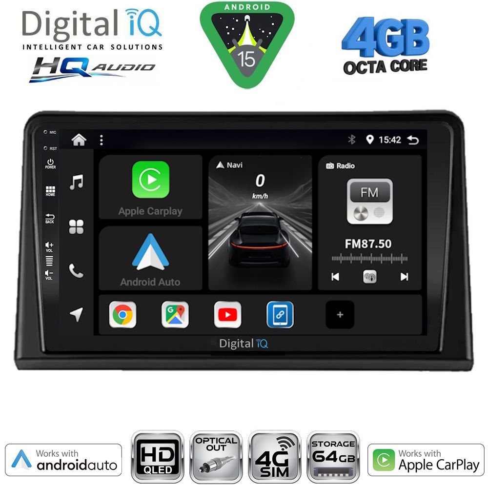 DIGITAL IQ BXK 19548_CPAA (9inc) MULTIMEDIA TABLET for RENAULT EXPRESS mod. 2020-2026 DIGITAL IQ BXK 19548_CPAA (9inc) MULTIMEDIA TABLET for RENAULT EXPRESS mod. 2020-2026