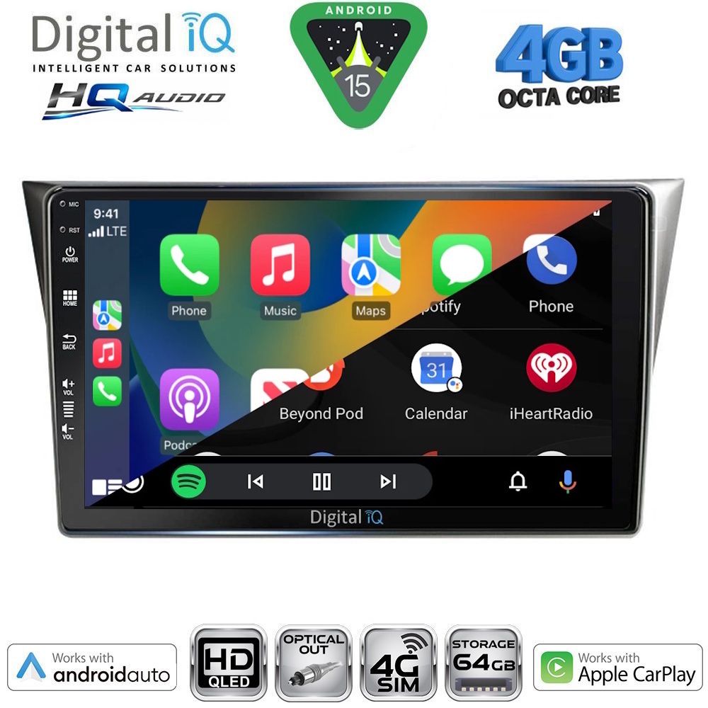DIGITAL IQ BXK 19659_CPAA (9inc) MULTIMEDIA TABLET for SUBARU IMPREZA mod. 2002-2008 DIGITAL IQ BXK 19659_CPAA (9inc) MULTIMEDIA TABLET for SUBARU IMPREZA mod. 2002-2008