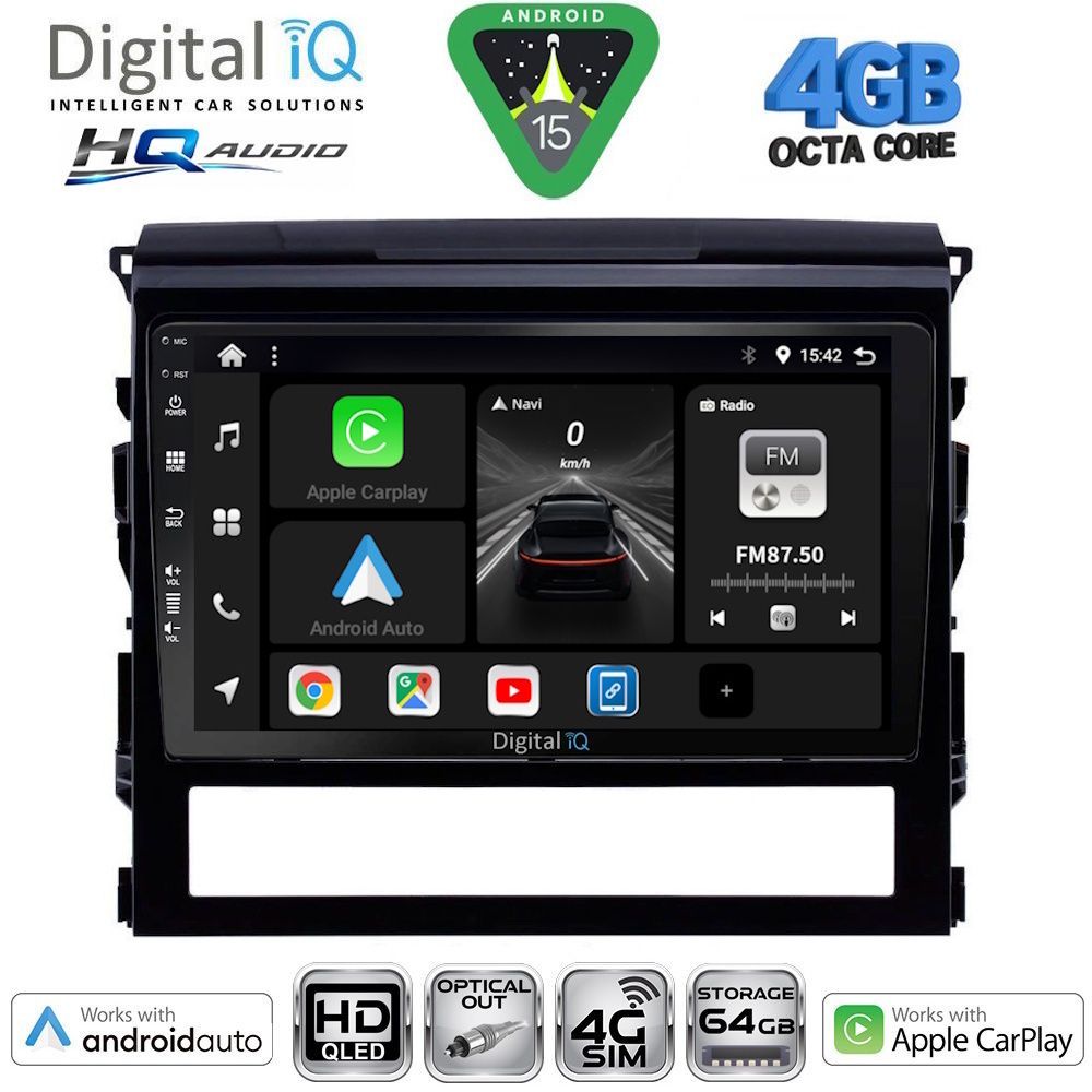 DIGITAL IQ BXK 19725_CPAA (9inc) MULTIMEDIA TABLET for TOYOTA LANDCRUISER mod. 2016-2019 DIGITAL IQ BXK 19725_CPAA (9inc) MULTIMEDIA TABLET for TOYOTA LANDCRUISER mod. 2016-2019