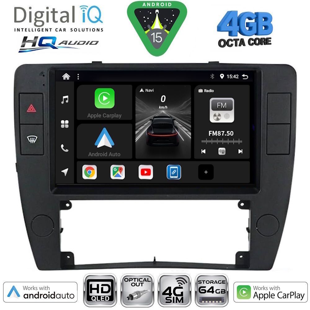 DIGITAL IQ BXK 19749_CPAA (9inc) MULTIMEDIA TABLET for VW PASSAT mod. 2000-2005 DIGITAL IQ BXK 19749_CPAA (9inc) MULTIMEDIA TABLET for VW PASSAT mod. 2000-2005