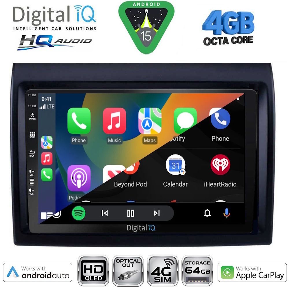 DIGITAL IQ BXK 19140_CPAA (9inc) MULTIMEDIA TABLET for FIAT DUCATO mod. 2006-2011 DIGITAL IQ BXK 19140_CPAA (9inc) MULTIMEDIA TABLET for FIAT DUCATO mod. 2006-2011