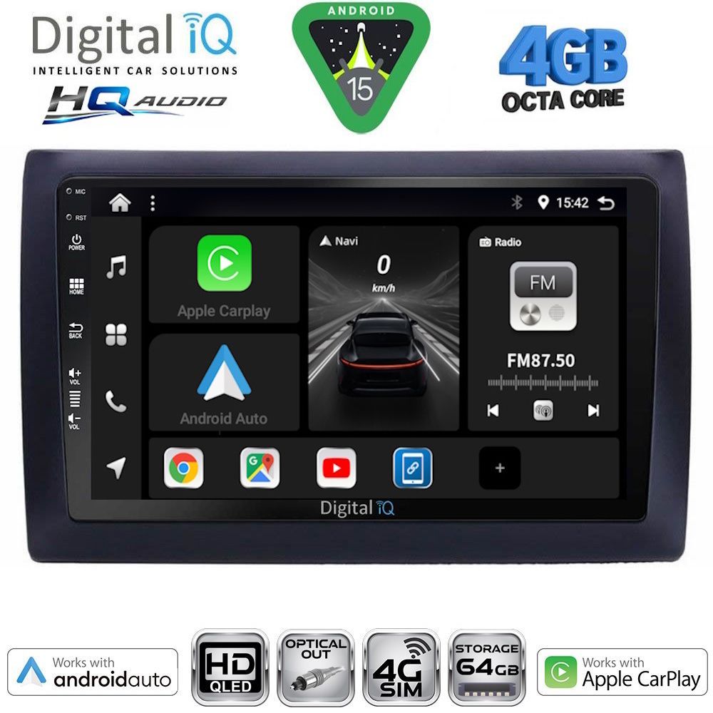DIGITAL IQ BXK 19145_CPAA (9inc) MULTIMEDIA TABLET for FIAT STILO mod. 2001-2007 DIGITAL IQ BXK 19145_CPAA (9inc) MULTIMEDIA TABLET for FIAT STILO mod. 2001-2007