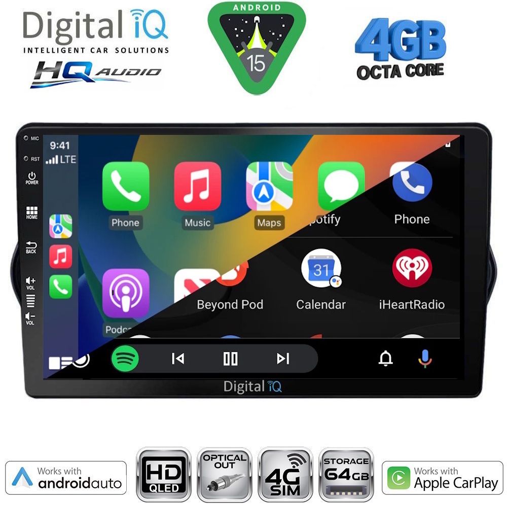 DIGITAL IQ BXK 19148_CPAA (9inc) MULTIMEDIA TABLET for FIAT TIPO mod. 2015-2023 DIGITAL IQ BXK 19148_CPAA (9inc) MULTIMEDIA TABLET for FIAT TIPO mod. 2015-2023