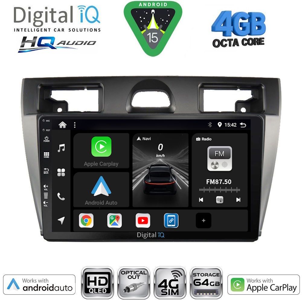 DIGITAL IQ BXK 19153SL_CPAA (9inc) MULTIMEDIA TABLET for FORD FIESTA mod. 2005-2008 (SILVER) DIGITAL IQ BXK 19153SL_CPAA (9inc) MULTIMEDIA TABLET for FORD FIESTA mod. 2005-2008 (SILVER)