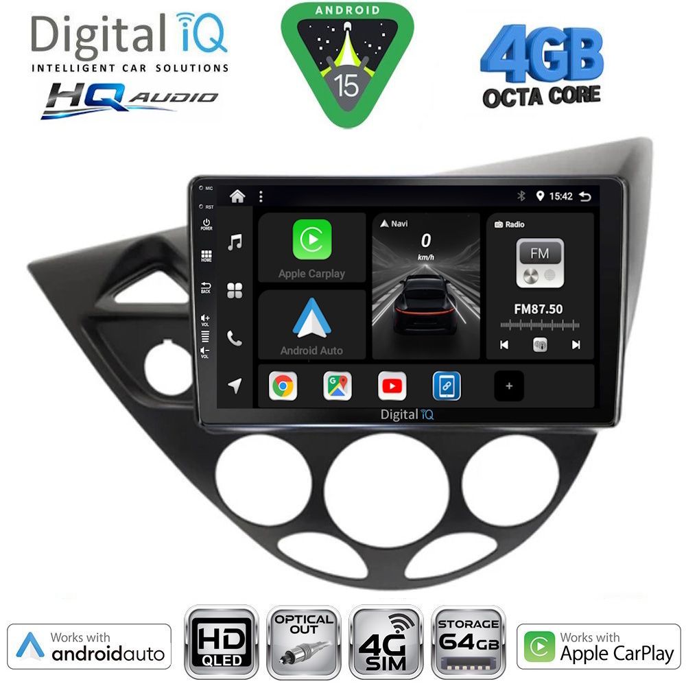 DIGITAL IQ BXK 19169_CPAA (9inc) MULTIMEDIA TABLET for FORD FOCUS mod. 1998-2004 DIGITAL IQ BXK 19169_CPAA (9inc) MULTIMEDIA TABLET for FORD FOCUS mod. 1998-2004