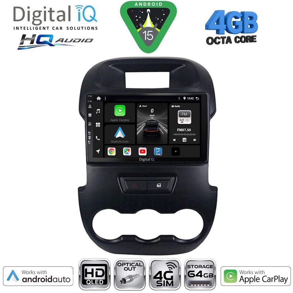 DIGITAL IQ BXK 19171_CPAA (9inc) MULTIMEDIA TABLET for FORD RANGER mod. 2011-2015 DIGITAL IQ BXK 19171_CPAA (9inc) MULTIMEDIA TABLET for FORD RANGER mod. 2011-2015