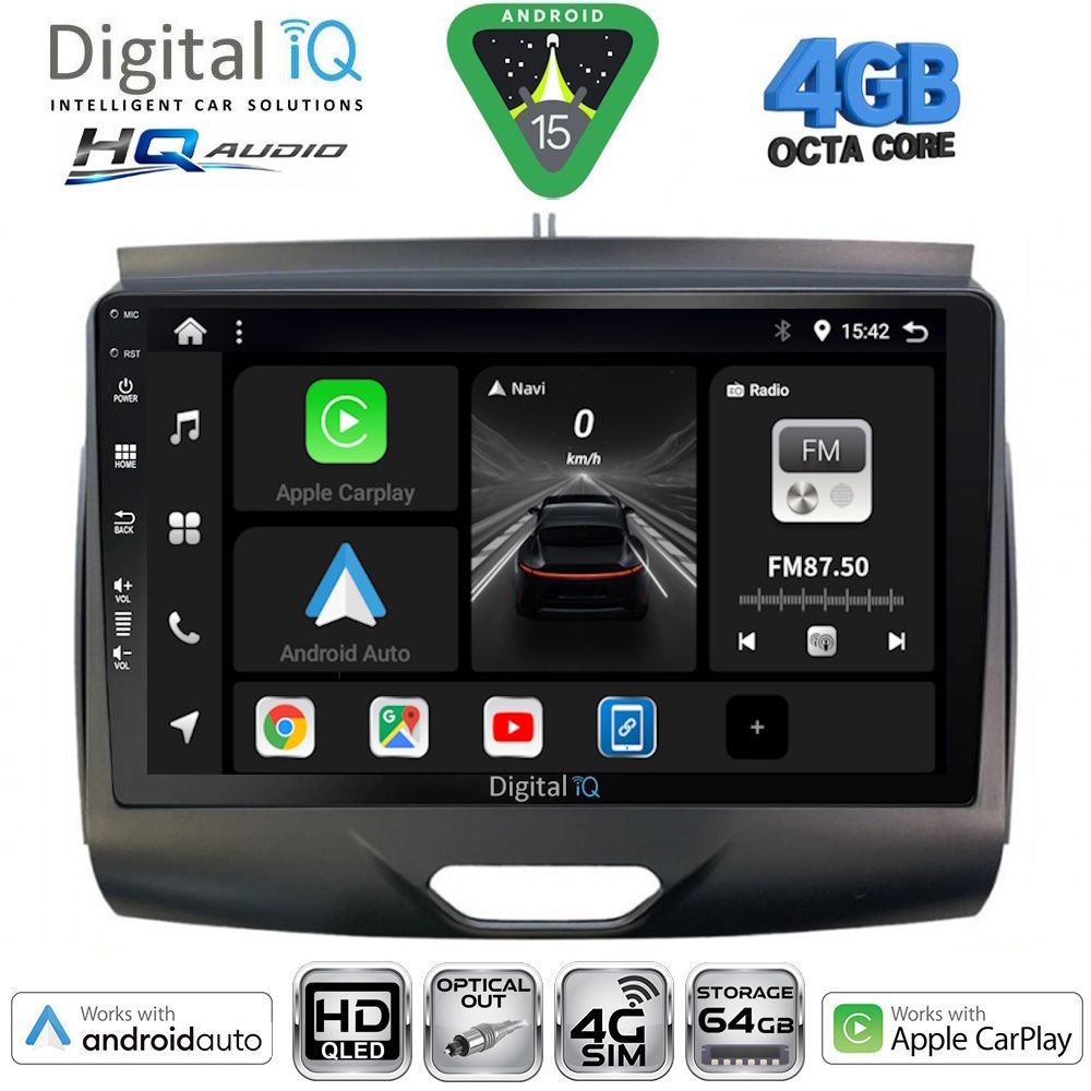 DIGITAL IQ BXK 19172B_CPAA (9inc) MULTIMEDIA TABLET for FORD RANGER mod. 2015-2018 DIGITAL IQ BXK 19172B_CPAA (9inc) MULTIMEDIA TABLET for FORD RANGER mod. 2015-2018