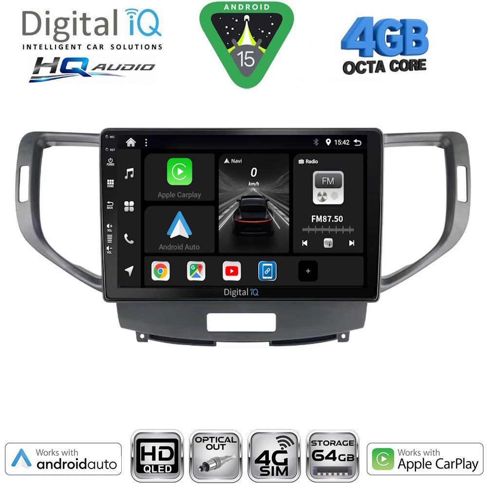 DIGITAL IQ BXK 19183_CPAA (9inc) MULTIMEDIA TABLET for HONDA ACCORD mod. 2008-2013 DIGITAL IQ BXK 19183_CPAA (9inc) MULTIMEDIA TABLET for HONDA ACCORD mod. 2008-2013