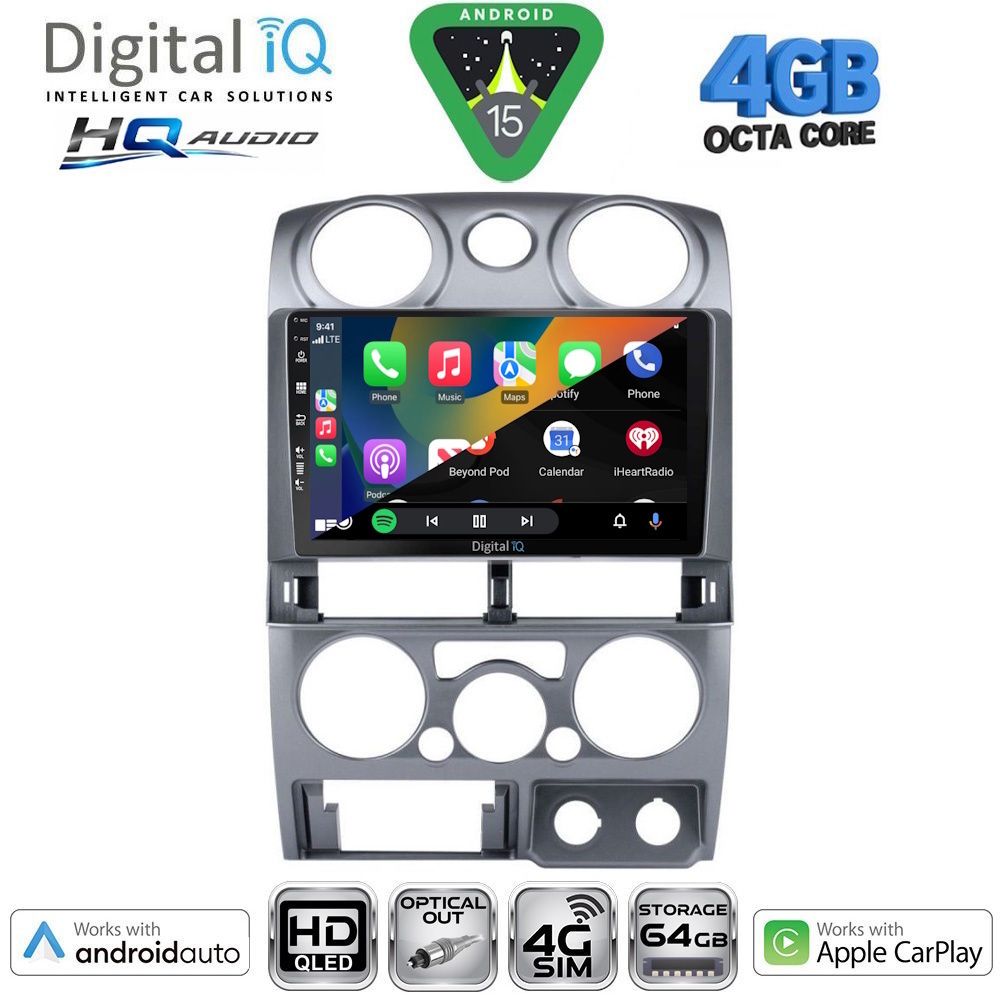 DIGITAL IQ BXK 19254SL_CPAA (9inc) MULTIMEDIA TABLET for ISUZU D-MAX mod. 2008-2012 (SILVER) DIGITAL IQ BXK 19254SL_CPAA (9inc) MULTIMEDIA TABLET for ISUZU D-MAX mod. 2008-2012 (SILVER)