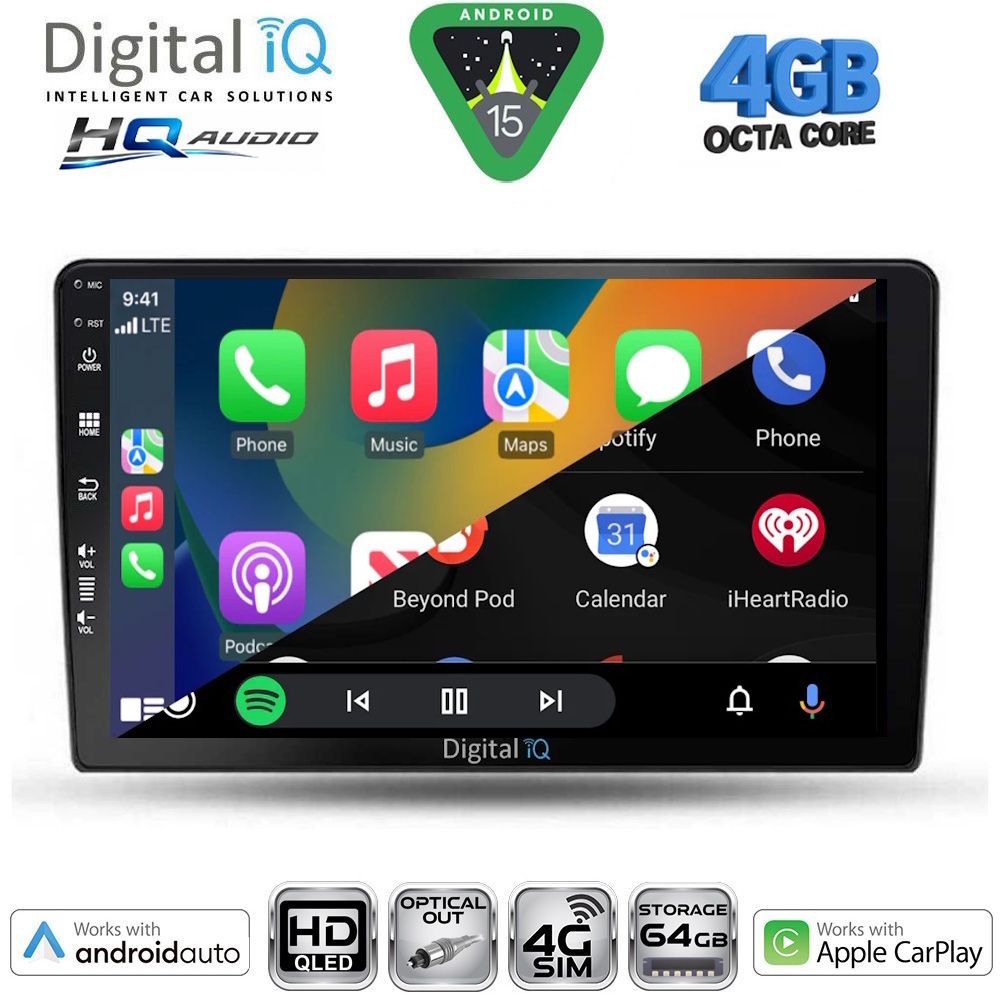 DIGITAL IQ BXK 19702_CPAA (9inc) MULTIMEDIA TABLET for TOYOTA AURIS mod. 2007-2012 DIGITAL IQ BXK 19702_CPAA (9inc) MULTIMEDIA TABLET for TOYOTA AURIS mod. 2007-2012