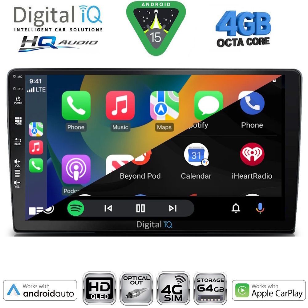 DIGITAL IQ BXK 19722_CPAA (9inc) MULTIMEDIA TABLET for TOYOTA LANDCRUISER mod. 1998-2003 DIGITAL IQ BXK 19722_CPAA (9inc) MULTIMEDIA TABLET for TOYOTA LANDCRUISER mod. 1998-2003