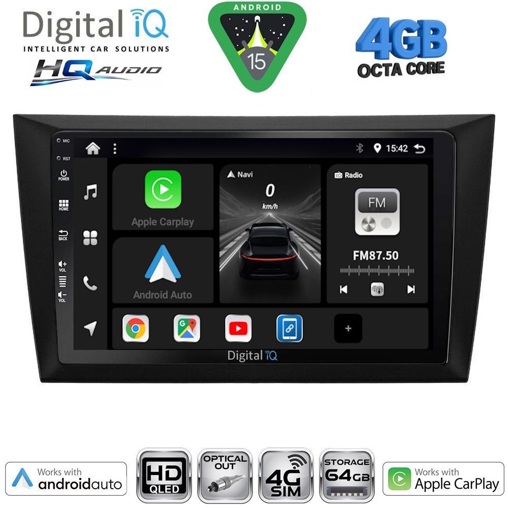 DIGITAL IQ BXK 19746_CPAA (9inc) MULTIMEDIA TABLET for GOLF 6 mod. 2009-2012 DIGITAL IQ BXK 19746_CPAA (9inc) MULTIMEDIA TABLET for GOLF 6 mod. 2009-2012