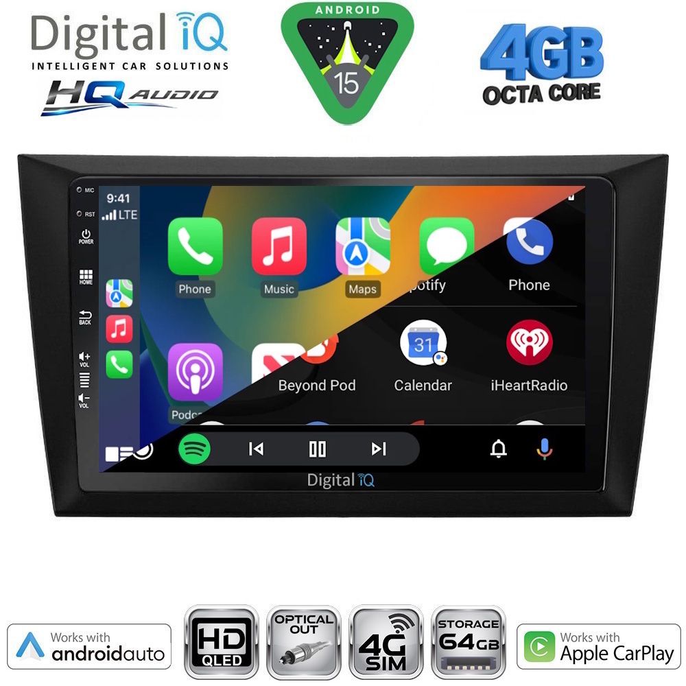 DIGITAL IQ BXK 19746_CPAA (9inc) MULTIMEDIA TABLET for GOLF 6 mod. 2009-2012 DIGITAL IQ BXK 19746_CPAA (9inc) MULTIMEDIA TABLET for GOLF 6 mod. 2009-2012