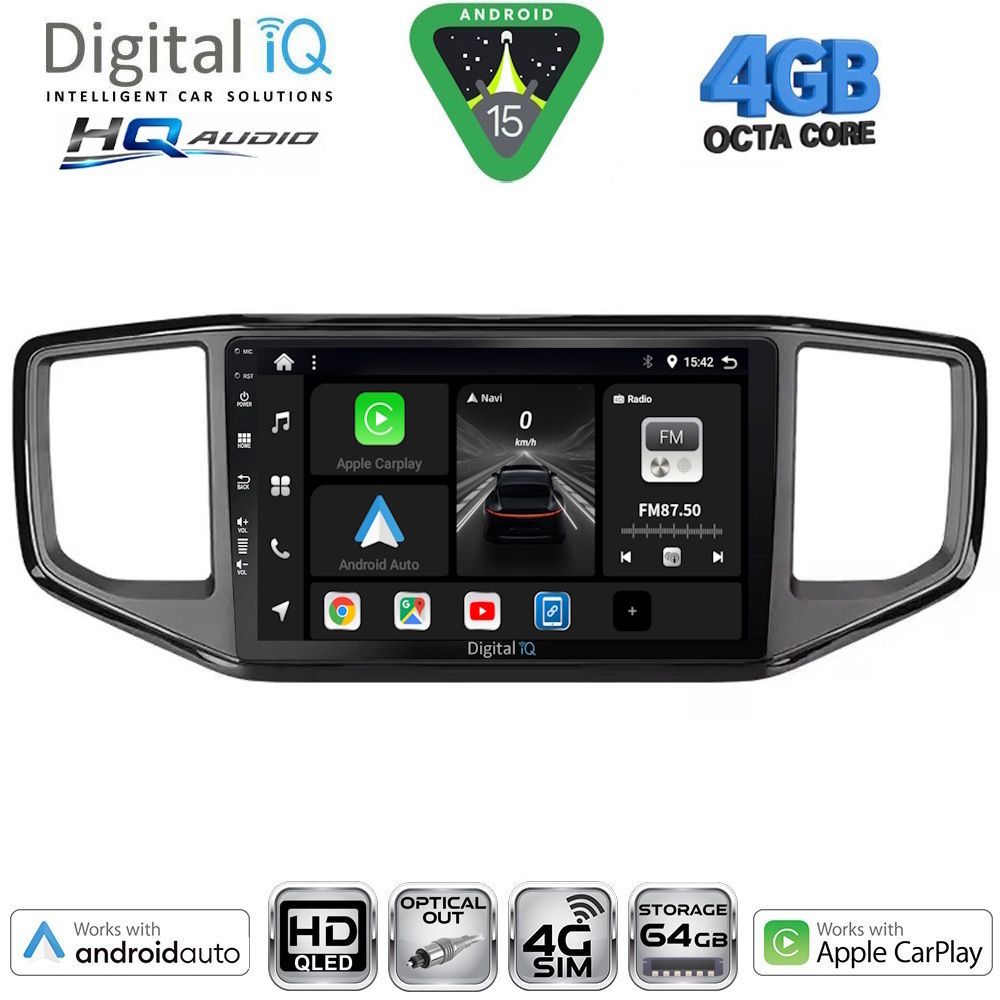 DIGITAL IQ BXK 19754_CPAA (9inc) MULTIMEDIA TABLET for VW AMAROK mod. 2017-2022 DIGITAL IQ BXK 19754_CPAA (9inc) MULTIMEDIA TABLET for VW AMAROK mod. 2017-2022