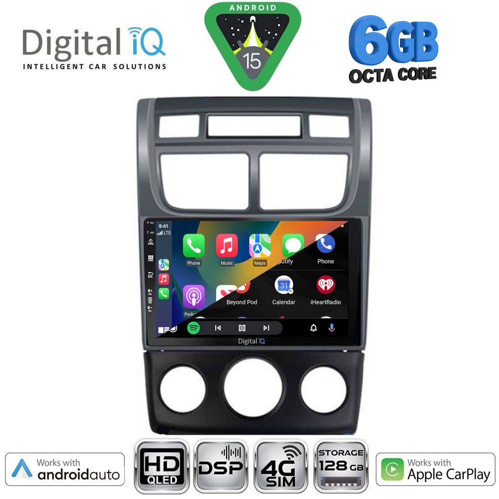 DIGITAL IQ BXF 17324BL_CPAA (A/C+CLIMA) (9inc) MULTIMEDIA TABLET for KIA SPORTAGE mod. 2004-2010 DIGITAL IQ BXF 17324BL_CPAA (A/C+CLIMA) (9inc) MULTIMEDIA TABLET for KIA SPORTAGE mod. 2004-2010