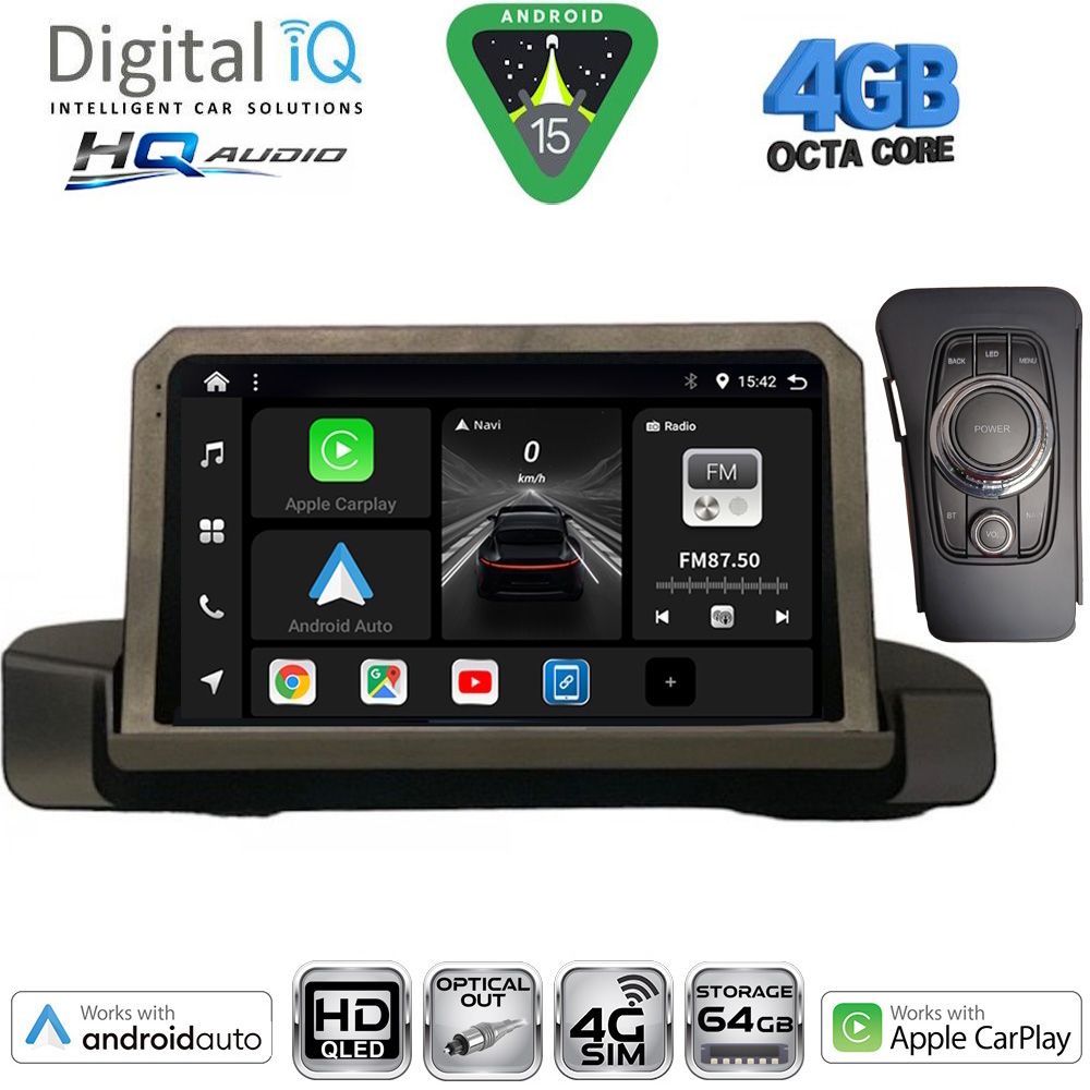 DIGITAL IQ BXK 19044_CPAA (9inc) MULTIMEDIA TABLET for BMW S.3 (E90-91-92) mod. 2005-2012 DIGITAL IQ BXK 19044_CPAA (9inc) MULTIMEDIA TABLET for BMW S.3 (E90-91-92) mod. 2005-2012
