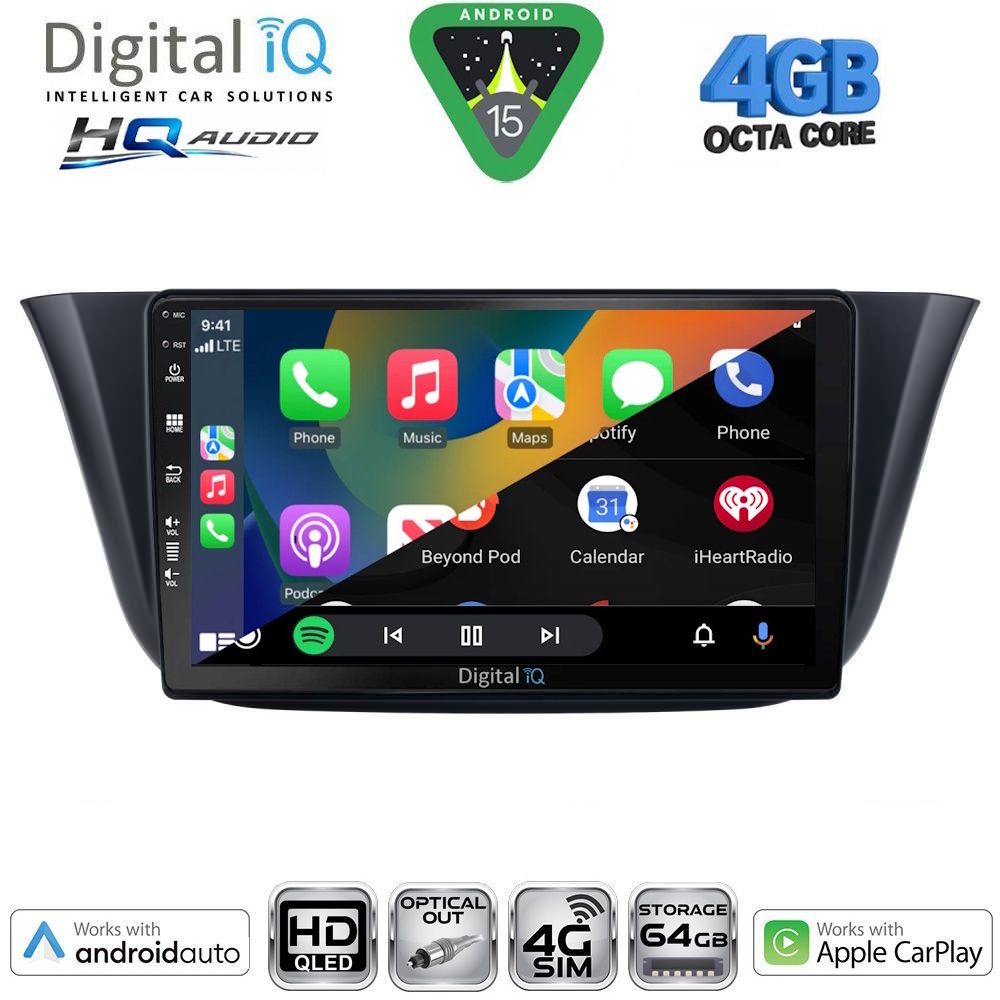 DIGITAL IQ BXK 19265_CPAA (9inc) MULTIMEDIA TABLET for IVECO DAILY mod. 2014-2023 DIGITAL IQ BXK 19265_CPAA (9inc) MULTIMEDIA TABLET for IVECO DAILY mod. 2014-2023
