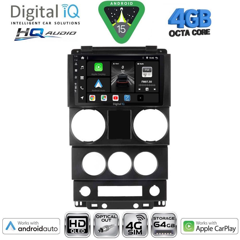 DIGITAL IQ BXK 19292_CPAA (9inc) MULTIMEDIA TABLET for JEEP WRANGLER mod. 2006-2011 DIGITAL IQ BXK 19292_CPAA (9inc) MULTIMEDIA TABLET for JEEP WRANGLER mod. 2006-2011