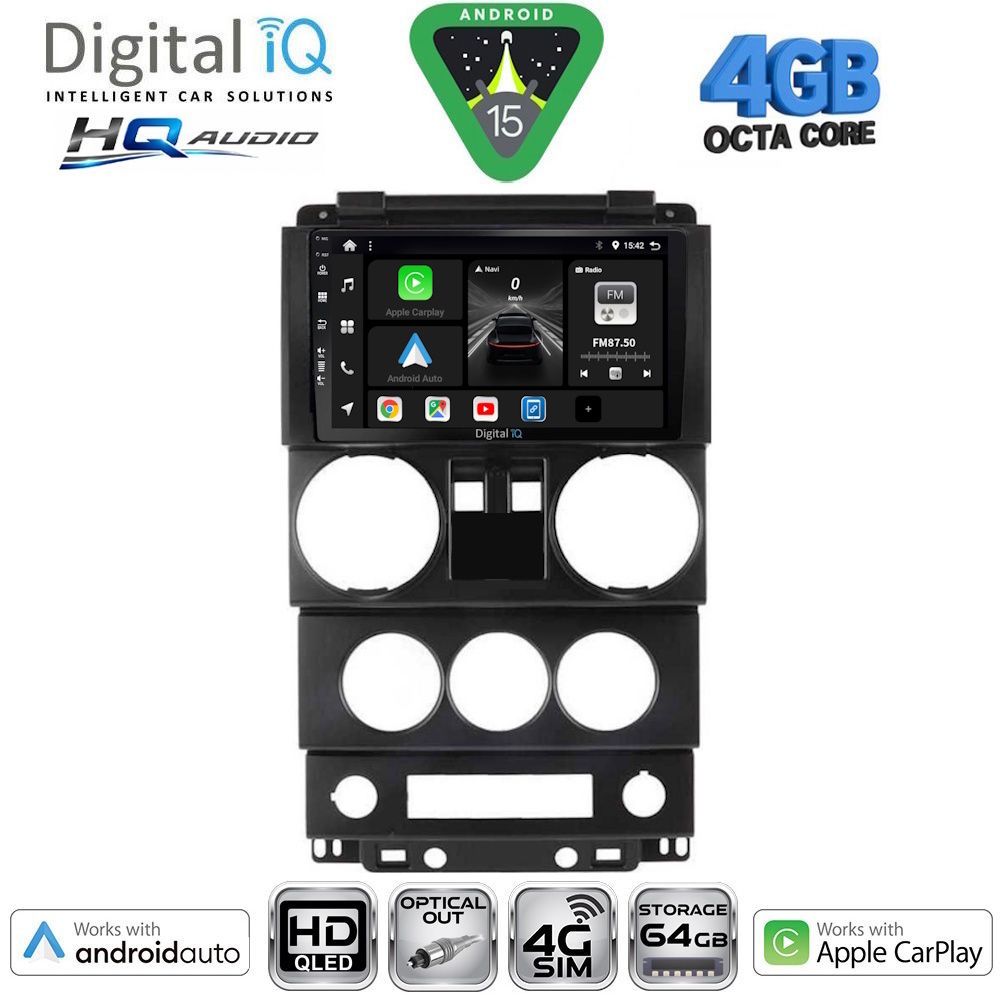 DIGITAL IQ BXK 19293_CPAA (9inc) MULTIMEDIA TABLET for JEEP WRANGLER mod. 2006-2011 DIGITAL IQ BXK 19293_CPAA (9inc) MULTIMEDIA TABLET for JEEP WRANGLER mod. 2006-2011