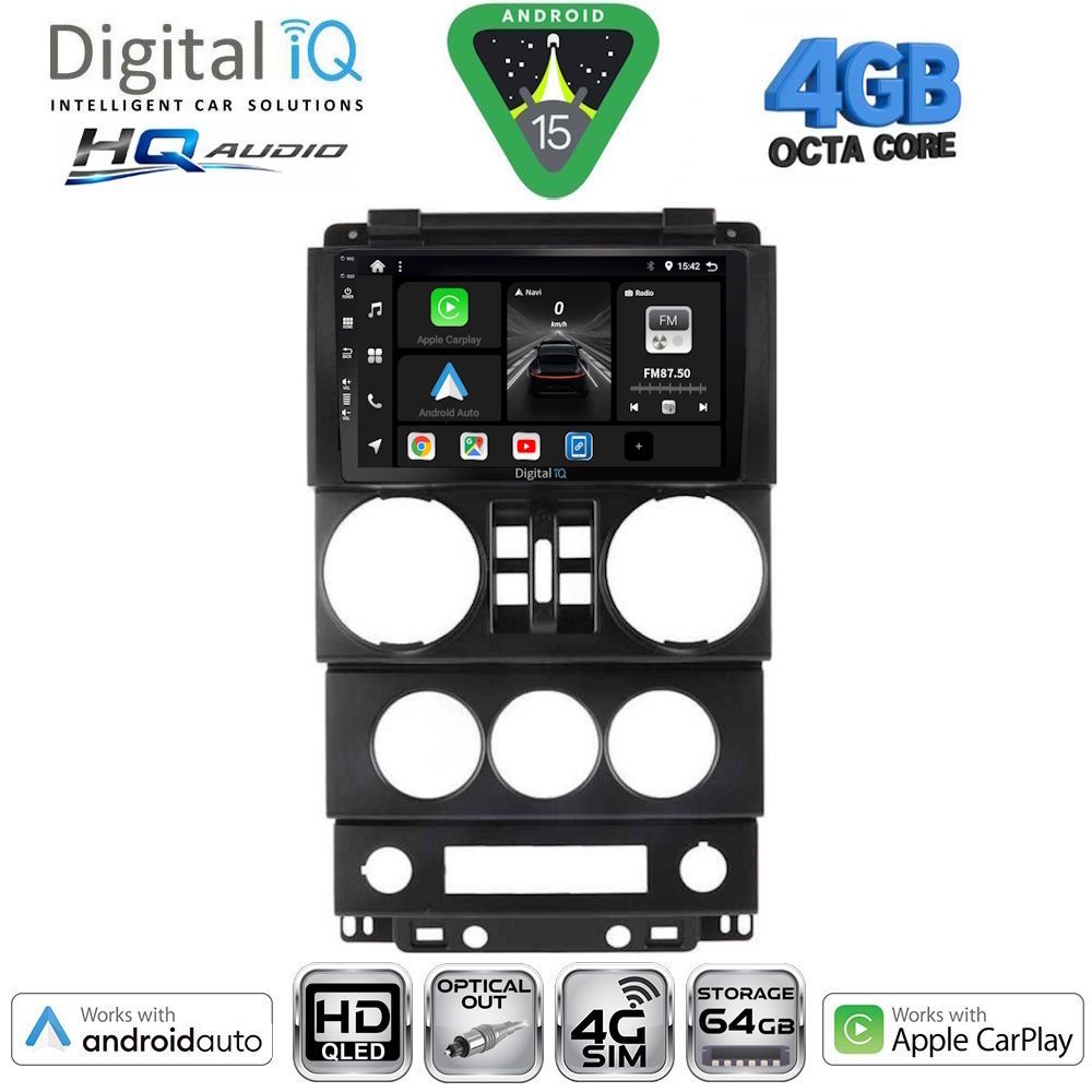 DIGITAL IQ BXK 19294_CPAA (9inc) MULTIMEDIA TABLET for JEEP WRANGLER mod. 2006-2011 DIGITAL IQ BXK 19294_CPAA (9inc) MULTIMEDIA TABLET for JEEP WRANGLER mod. 2006-2011