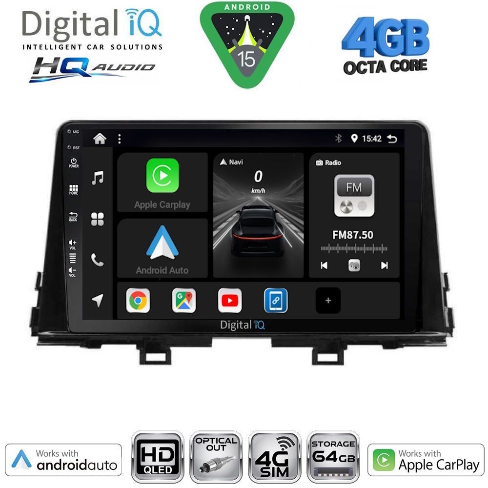 DIGITAL IQ BXK 19310_CPAA (9inc) MULTIMEDIA TABLET for KIA PICANTO mod. 2021-2026 DIGITAL IQ BXK 19310_CPAA (9inc) MULTIMEDIA TABLET for KIA PICANTO mod. 2021-2026