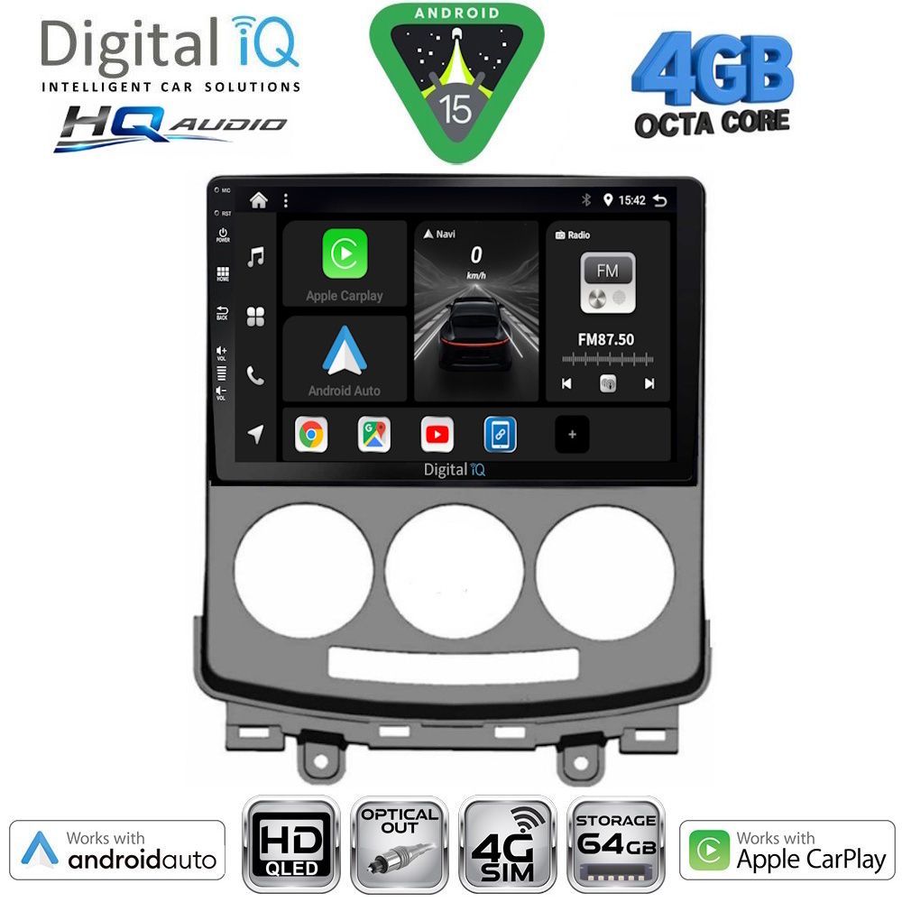 DIGITAL IQ BXK 19370_CPAA (9inc) MULTIMEDIA TABLET for MAZDA 5 mod. 2004-2010 DIGITAL IQ BXK 19370_CPAA (9inc) MULTIMEDIA TABLET for MAZDA 5 mod. 2004-2010