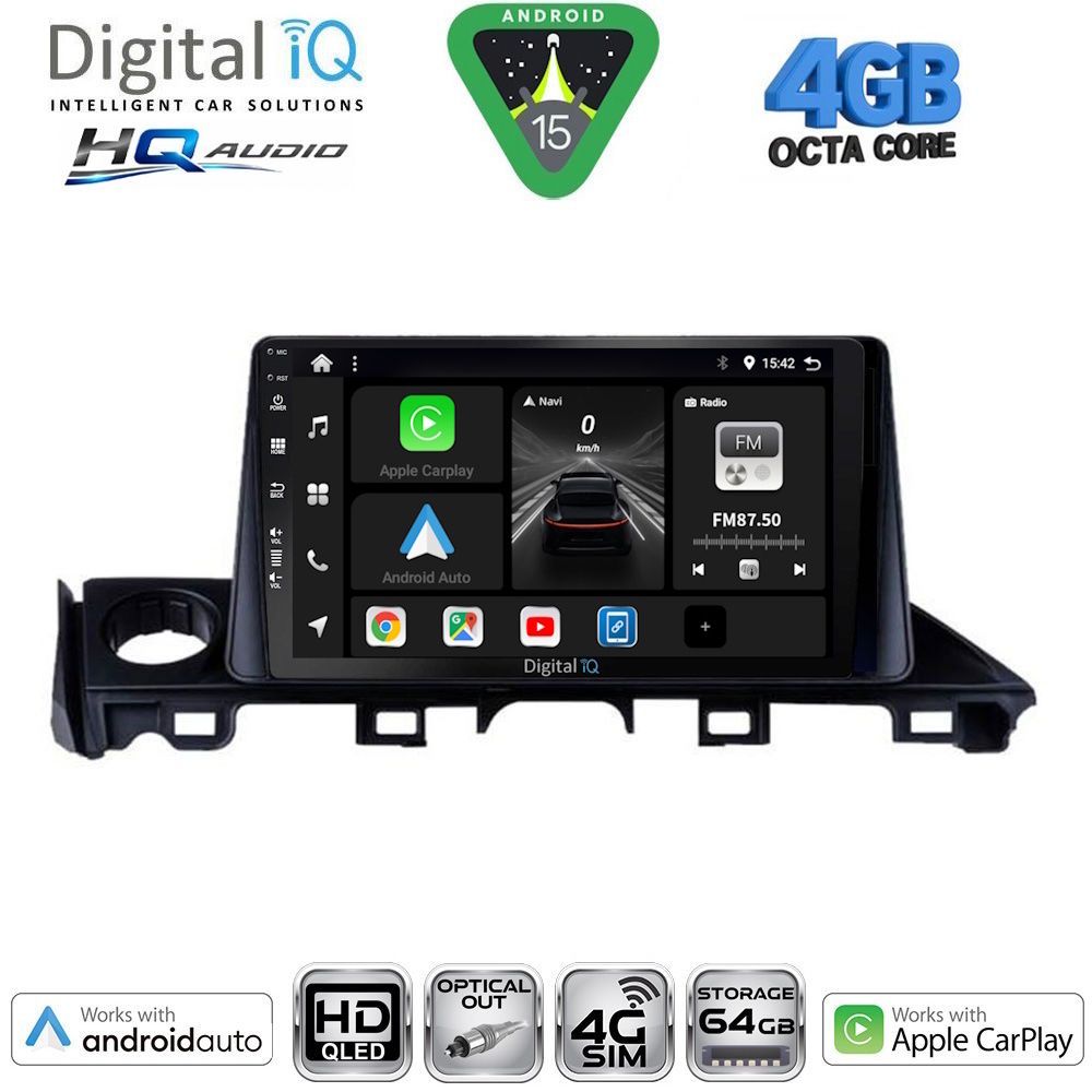 DIGITAL IQ BXK 19379_CPAA (9inc) MULTIMEDIA TABLET for MAZDA 6 mod. 2017-2020 DIGITAL IQ BXK 19379_CPAA (9inc) MULTIMEDIA TABLET for MAZDA 6 mod. 2017-2020