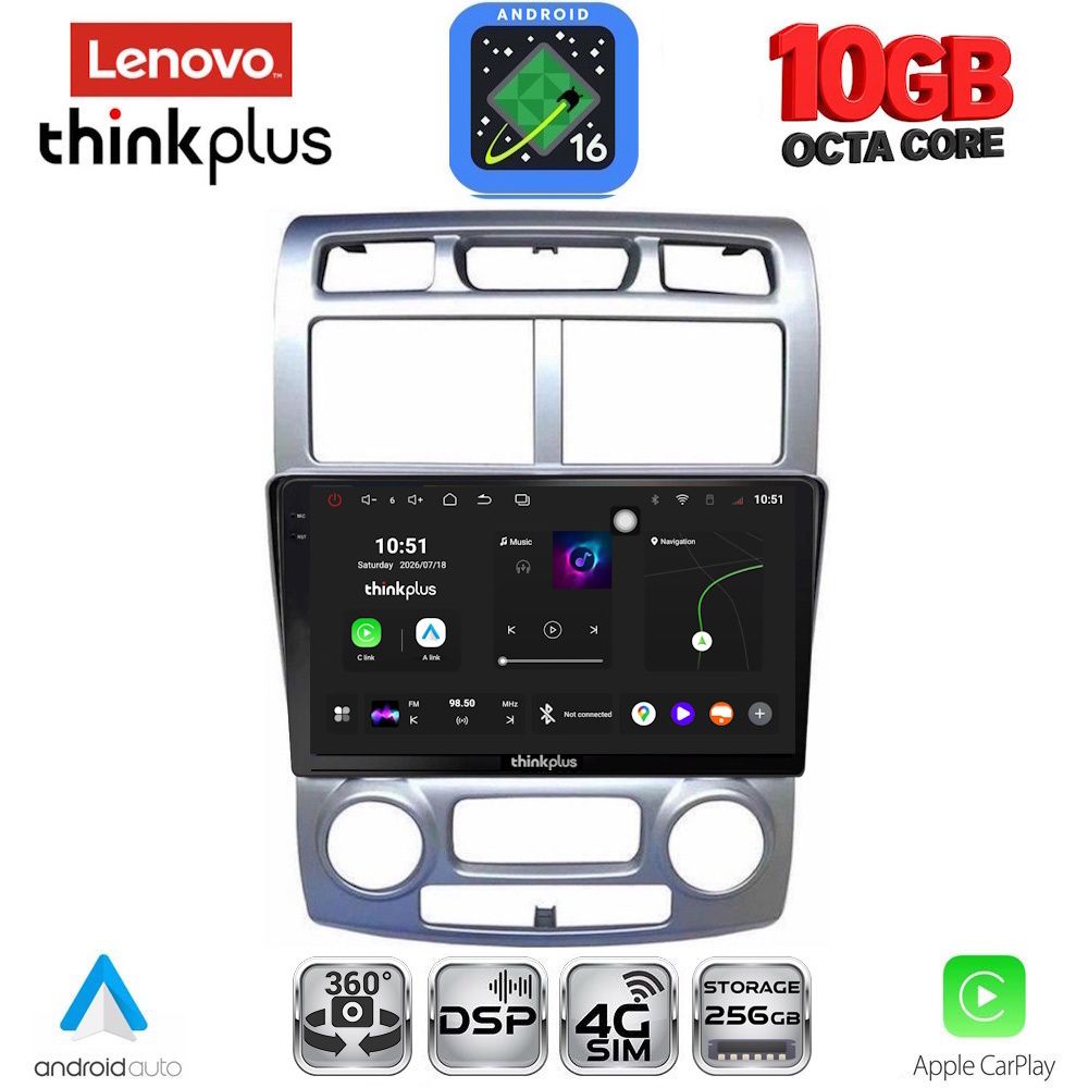 LENOVO LTM 11324SL_CPA (CLIMA) (9inc) MULTIMEDIA TABLET for KIA SPORTAGE mod. 2004-2010 LENOVO LTM 11324SL_CPA (CLIMA) (9inc) MULTIMEDIA TABLET for KIA SPORTAGE mod. 2004-2010