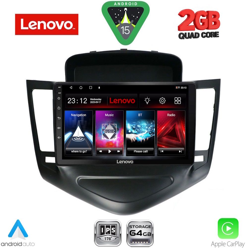 LENOVO LVD 2076A_CPA (9inc) MULTIMEDIA TABLET for CHEVROLET CRUZE mod. 2008-2012 LENOVO LVD 2076A_CPA (9inc) MULTIMEDIA TABLET for CHEVROLET CRUZE mod. 2008-2012