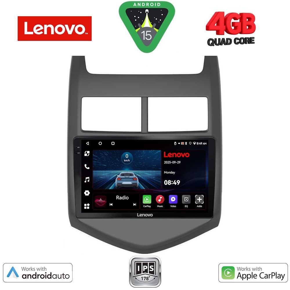 LENOVO LVE 8074A_CPAA (9inc) MULTIMEDIA TABLET for CHEVROLET AVEO mod. 2011-2014 LENOVO LVE 8074A_CPAA (9inc) MULTIMEDIA TABLET for CHEVROLET AVEO mod. 2011-2014