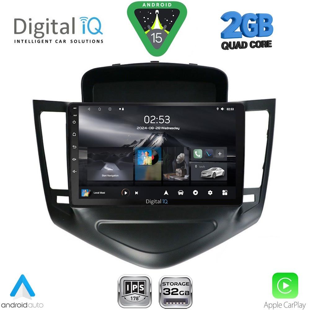 DIGITAL IQ RSD 1076A_CPA (9inc) MULTIMEDIA TABLET for CHEVROLET CRUZE mod. 2008-2012 DIGITAL IQ RSD 1076A_CPA (9inc) MULTIMEDIA TABLET for CHEVROLET CRUZE mod. 2008-2012