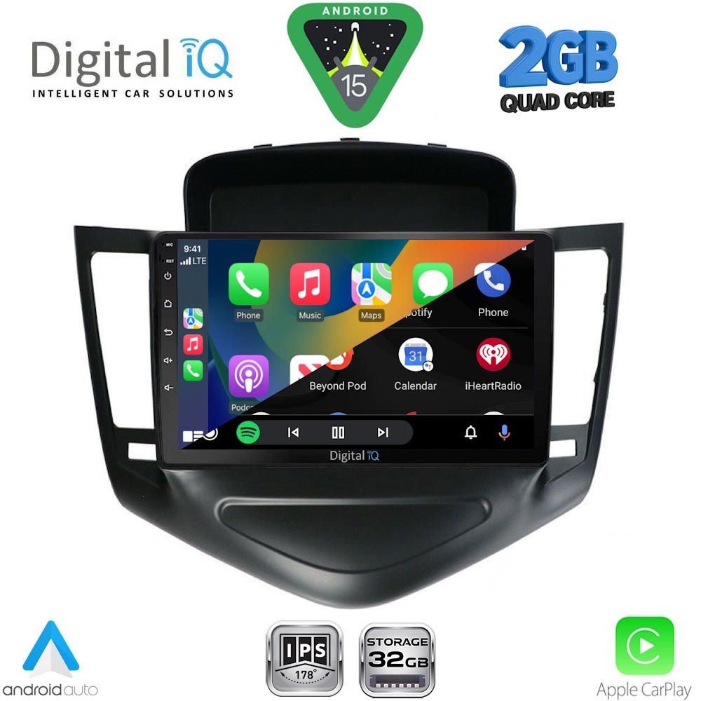 DIGITAL IQ RSD 1076A_CPA (9inc) MULTIMEDIA TABLET for CHEVROLET CRUZE mod. 2008-2012 DIGITAL IQ RSD 1076A_CPA (9inc) MULTIMEDIA TABLET for CHEVROLET CRUZE mod. 2008-2012