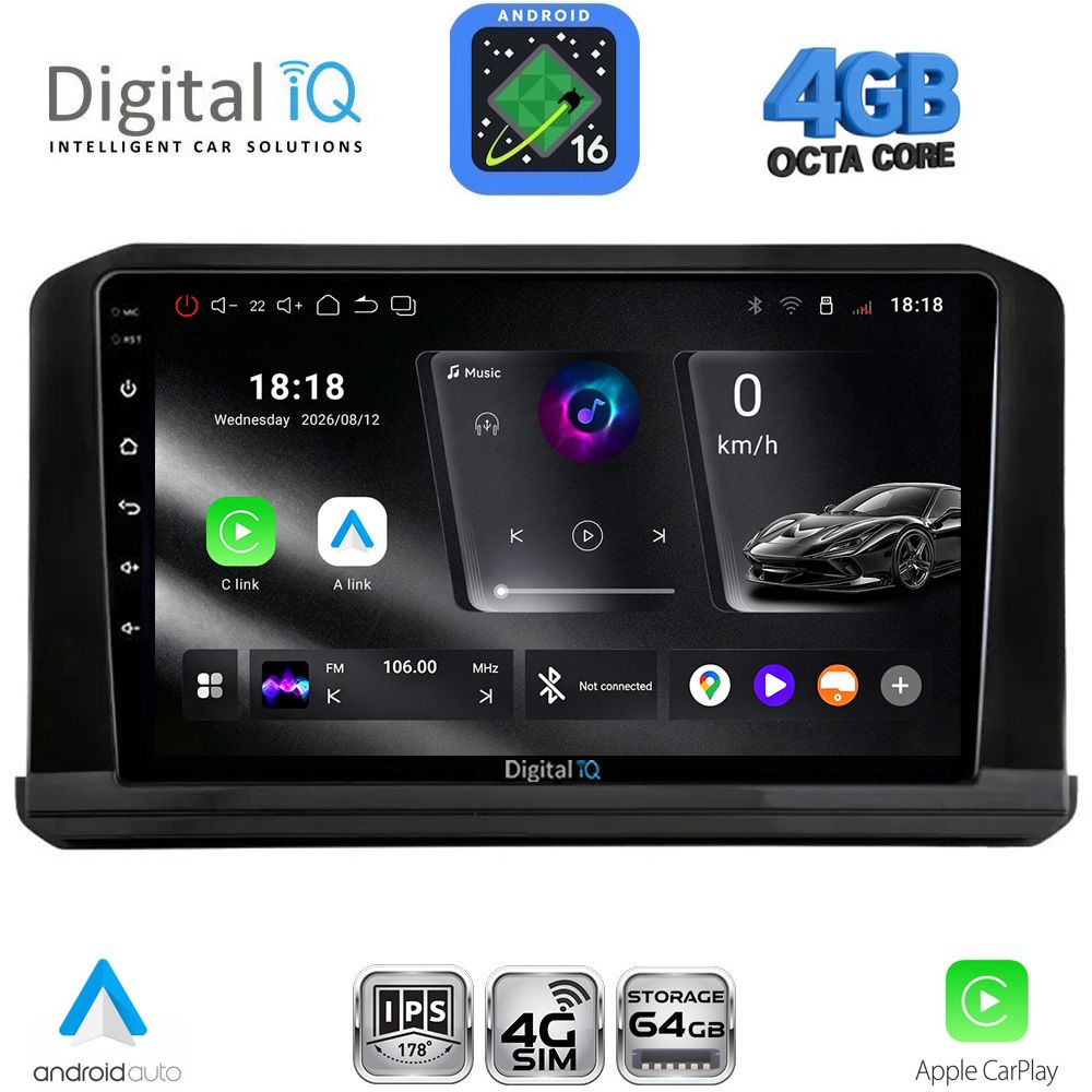 DIGITAL IQ RTG 6456B_CPA (10inc) MULTIMEDIA TABLET for NISSAN NAVARA mod. 2025+ DIGITAL IQ RTG 6456B_CPA (10inc) MULTIMEDIA TABLET for NISSAN NAVARA mod. 2025+