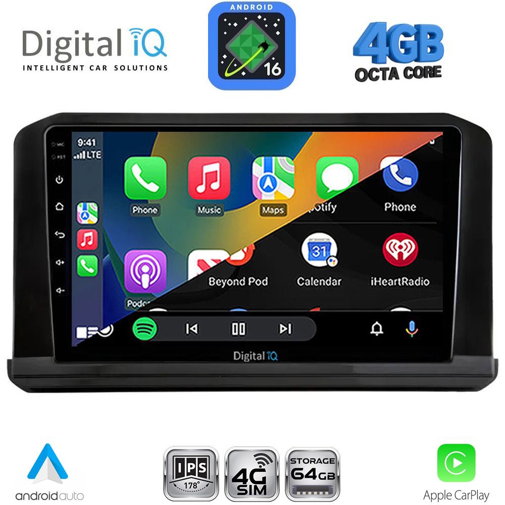 DIGITAL IQ RTG 6456B_CPA (10inc) MULTIMEDIA TABLET for NISSAN NAVARA mod. 2025+ DIGITAL IQ RTG 6456B_CPA (10inc) MULTIMEDIA TABLET for NISSAN NAVARA mod. 2025+