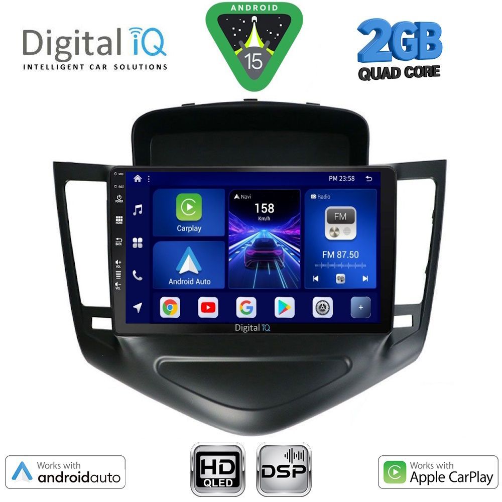 DIGITAL IQ BXC 3076A_CPAA (9inc) MULTIMEDIA TABLET for CHEVROLET CRUZE mod. 2008-2012 DIGITAL IQ BXC 3076A_CPAA (9inc) MULTIMEDIA TABLET for CHEVROLET CRUZE mod. 2008-2012