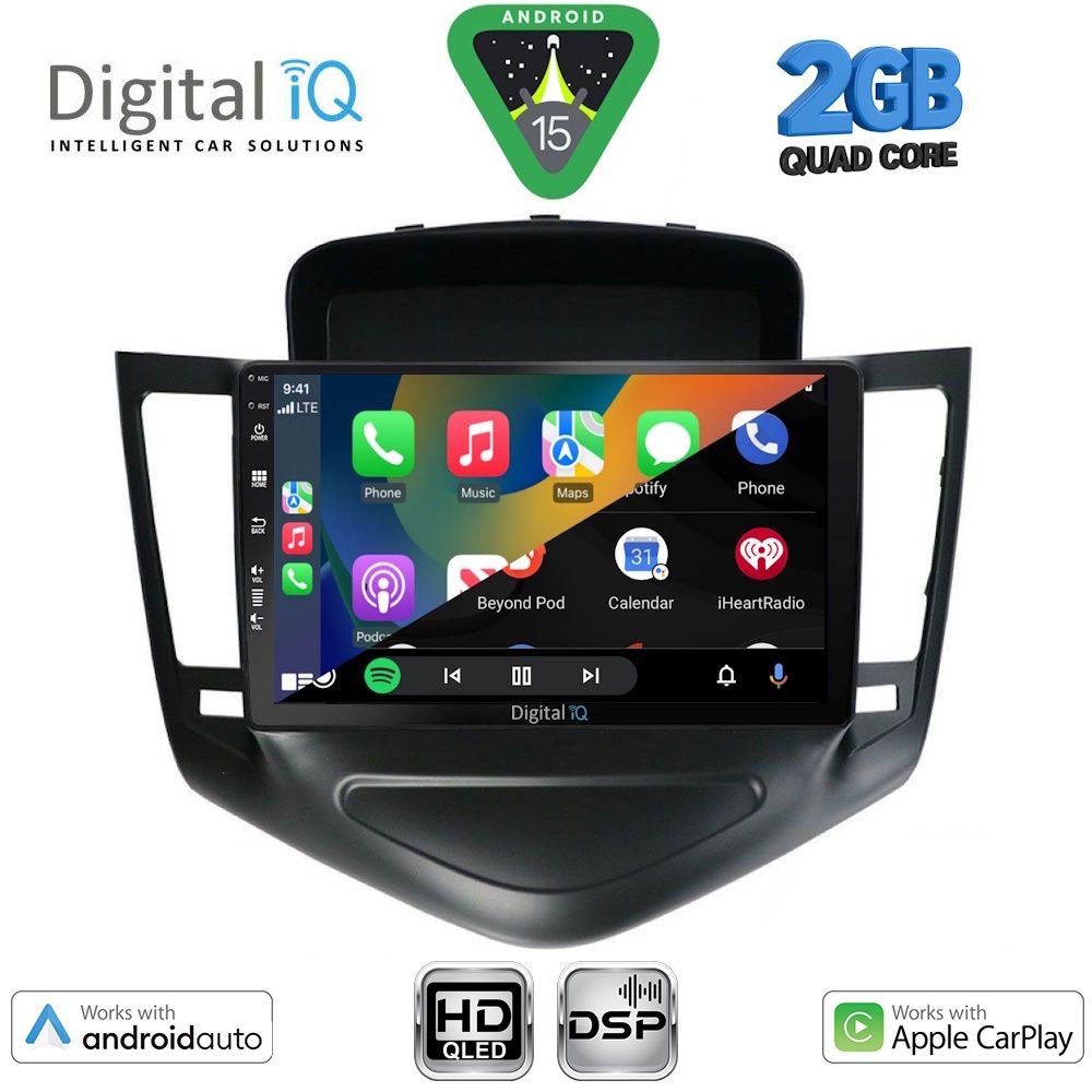 DIGITAL IQ BXC 3076A_CPAA (9inc) MULTIMEDIA TABLET for CHEVROLET CRUZE mod. 2008-2012 DIGITAL IQ BXC 3076A_CPAA (9inc) MULTIMEDIA TABLET for CHEVROLET CRUZE mod. 2008-2012