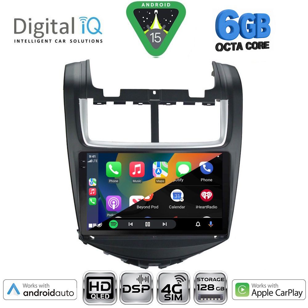 DIGITAL IQ BXF 17074B_CPAA (9inc) MULTIMEDIA TABLET for CHEVROLET AVEO mod. 2014-2017 DIGITAL IQ BXF 17074B_CPAA (9inc) MULTIMEDIA TABLET for CHEVROLET AVEO mod. 2014-2017