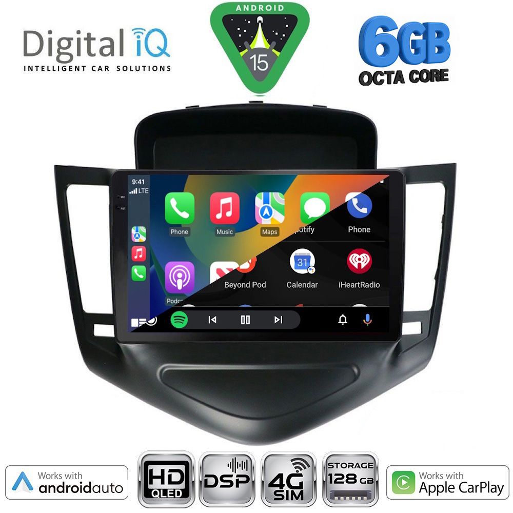 DIGITAL IQ BXF 17076A_CPAA (9inc) MULTIMEDIA TABLET for CHEVROLET CRUZE mod. 2008-2012 DIGITAL IQ BXF 17076A_CPAA (9inc) MULTIMEDIA TABLET for CHEVROLET CRUZE mod. 2008-2012
