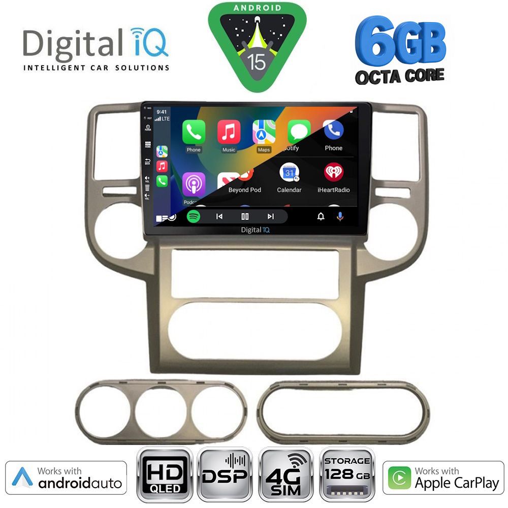 DIGITAL IQ BXF 17475B_CPAA (10inc) MULTIMEDIA TABLET for NISSAN XTRAIL mod. 2004-2007 DIGITAL IQ BXF 17475B_CPAA (10inc) MULTIMEDIA TABLET for NISSAN XTRAIL mod. 2004-2007
