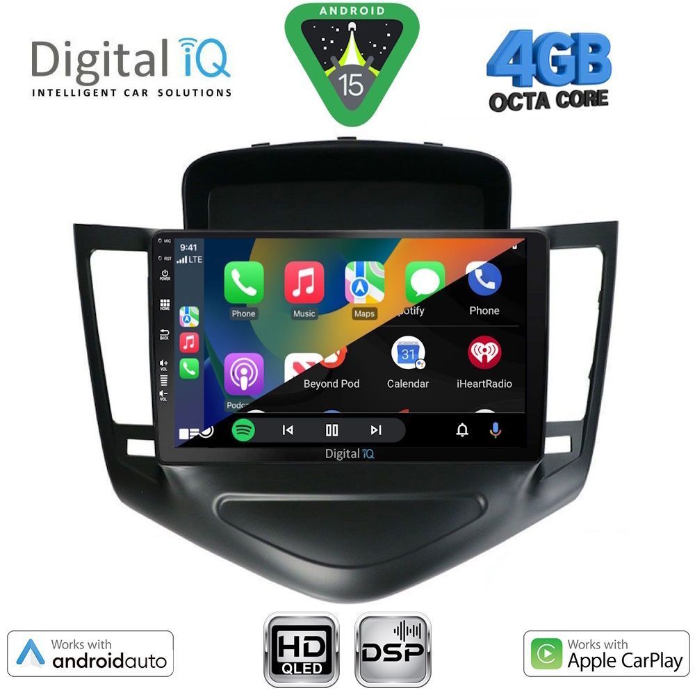DIGITAL IQ BXF 16076A_CPAA (9inc) MULTIMEDIA TABLET for CHEVROLET CRUZE mod. 2008-2012 DIGITAL IQ BXF 16076A_CPAA (9inc) MULTIMEDIA TABLET for CHEVROLET CRUZE mod. 2008-2012