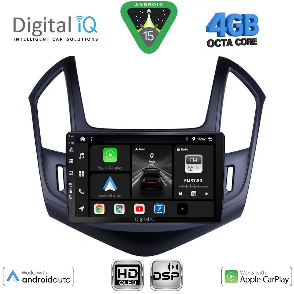 DIGITAL IQ BXF 16076B_CPAA (9inc) MULTIMEDIA TABLET for CHEVROLET CRUZE mod. 2013-2015 DIGITAL IQ BXF 16076B_CPAA (9inc) MULTIMEDIA TABLET for CHEVROLET CRUZE mod. 2013-2015