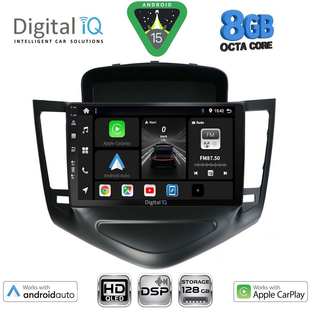 DIGITAL IQ BXF 18076A_CPAA (9inc) MULTIMEDIA TABLET for CHEVROLET CRUZE mod. 2008-2012 DIGITAL IQ BXF 18076A_CPAA (9inc) MULTIMEDIA TABLET for CHEVROLET CRUZE mod. 2008-2012
