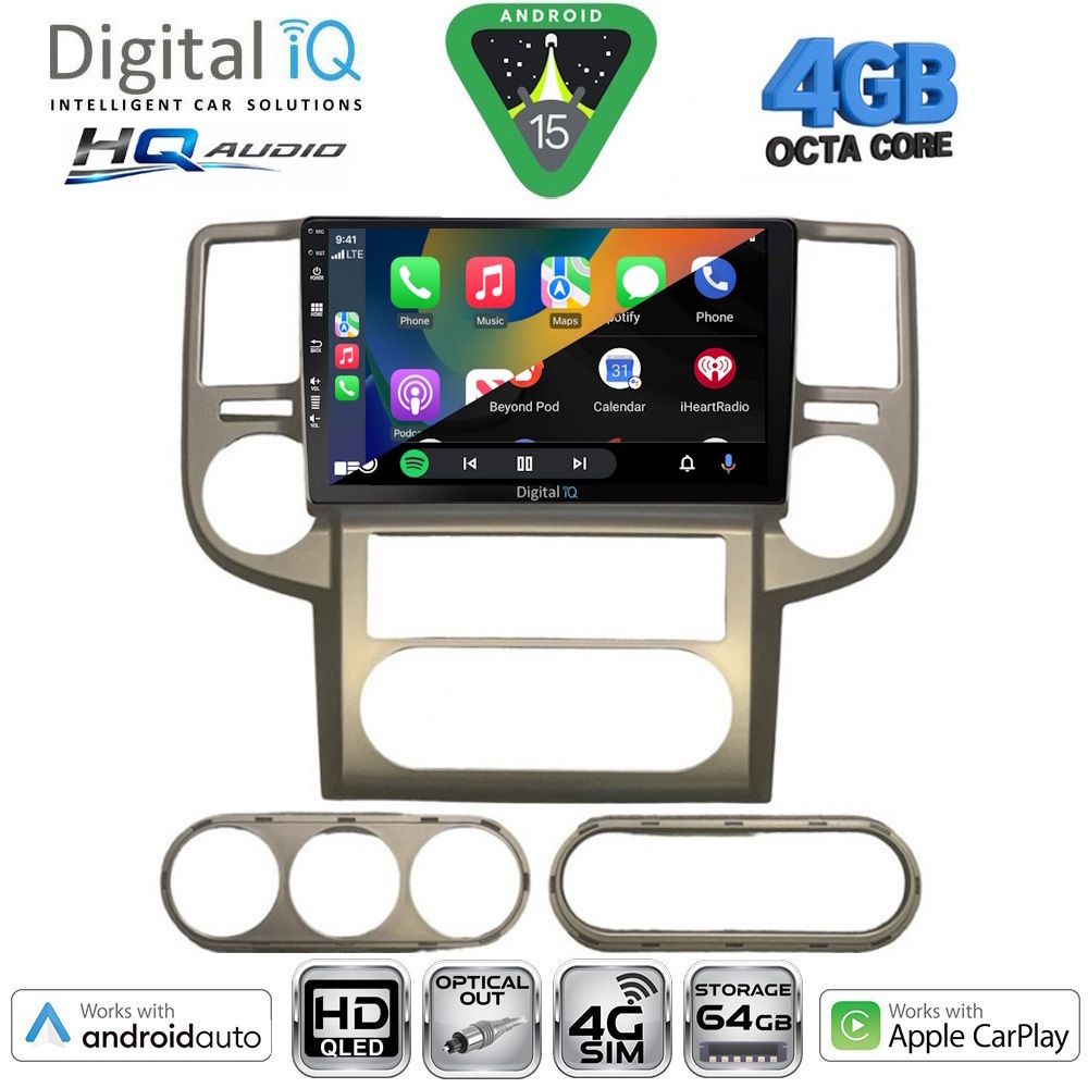 DIGITAL IQ BXK 19475B_CPAA (10inc) MULTIMEDIA TABLET for NISSAN XTRAIL mod. 2004-2007 DIGITAL IQ BXK 19475B_CPAA (10inc) MULTIMEDIA TABLET for NISSAN XTRAIL mod. 2004-2007