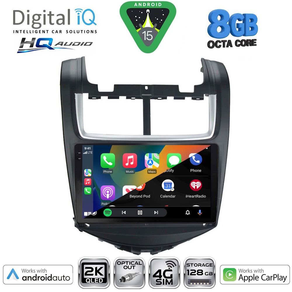 DIGITAL IQ BXK 20074B_CPAA (9inc) MULTIMEDIA TABLET for CHEVROLET AVEO mod. 2014-2017 DIGITAL IQ BXK 20074B_CPAA (9inc) MULTIMEDIA TABLET for CHEVROLET AVEO mod. 2014-2017